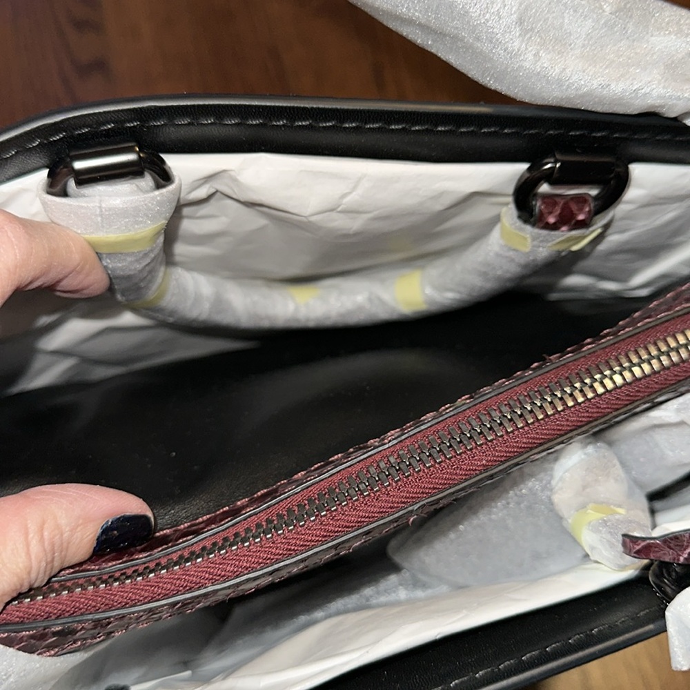 Rogue Bag In Snakeskin, Red, NWT - Picture 9 of 15